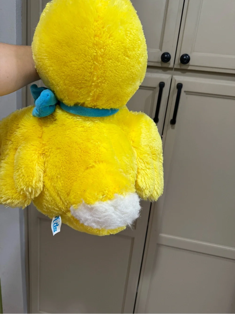 Plush Yellow Duck Bird Toy for Pets - Soft Cheery Companion